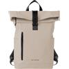 IN TEMPO Zaino Roll-top Drop gomma antipioggia dim. 30x42x14cm crema InTempo