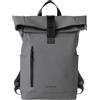 IN TEMPO Zaino Roll-top Drop gomma antipioggia dim. 30x42x14cm grigio InTempo