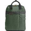 IN TEMPO Zaino Job dim. 31x45x15cm tessuto tecnico verde INTEMPO