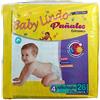 Baby Lindo Pannolini 26 pz 9-15 Kg Extra Traseco Taglia 4 500 g