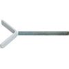 ABUS 73154 - Adattatore a morsetto Henry per porte e scale, per il montaggio su ringhiere, universale, 2 pezzi, colore: Bianco