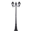 Bauer LAMPIONE NEW YORK H 200 CM 2 LUCI GRIGIO- 1,0 pz