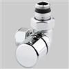 BricoGo Valvola D Arredo ad Angolo Termostatica Destro Cromo ½ x 2419 Arteclima