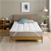 Zinus Coprimaterasso in Bambù 160x190 cm - Coprimaterasso Trapuntato Pillowtop d