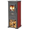 BLIST STUFA LEGNA 5.0 KW BERNA LUX ROSSO- 1,0 pz