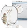 80022 - Sedile WC BALANCE, Con Anima in Legno, Adatto per Tutti I WC in Commerci