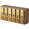 ALUBOX CASSETTA POSTALE ALUBOX CUBO C6 62X17,5X30 BRONZO- ALUBOX- 1,0 pz