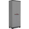 Keter Armadio Portascope Stilo, 3 Ripiani Regolabili, Grigio Scuro/Nero, 68 x 39