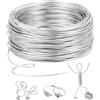 Does not apply Filo Alluminio 2 Mm X 30 M, Filo Scultura Di Modellabile, Wire Metallico in Ferr