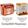Borbone 600 Capsule Caffè : 500 Nespresso Rossa Borbone + 100 Nespresso Caffè Di Roma