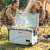 DecHome Frigorifero Portatile Ghiacciaia 42.5 lt a Compressor Verde/Nero