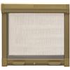 SANGIORGIO ZANZARIERA A RULLO VERTICALE CON FRIZIONE COLORE BRONZO cm.80x160h. SANGI...