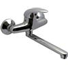 CROLLA Rubinetto Miscelatore Lavello a Parete Start H25 Crolla Ottone Cromato