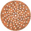 IMPERIAL DISCO ABRASIVO FIBRATO VELCRATO 91 FORI IMPERIAL - MM 225X22,2 GRANA 220 CF=P...