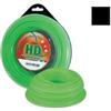 BricoGo Filo Nylon Quadro Professionale per Decespugliatore 2,4 mm in Matassa 15 m