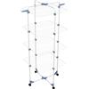 Gimi STENDIBIANCHERIA MODULAR 4 4 PIANI IN ACCIAIO TRATTATO MT.40 cm.71x71x168,5h...