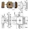 CR SERRATURA QUINTUPLICE DA APPLICARE SENZA SCROCCO A POMPA 3300 mm.60 DX (3300...