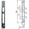 CISA CONTROPIASTRA PER SERRATURE INFILARE PROFILATI IN FERRO 06232 20- - mm.25x200...