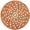 UTENSILERIA 1CF DISCO ABRASIVO FIBRATO VELCRATO 91 FORI IMPERIAL MM 225X22,2 GRANA 220 CF=P:
