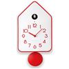 Guzzini - QQ-UP Orologio da Parete con Pendolo - Rosso, 18,8 x 9,8 x h37 cm - 16