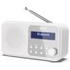 Sharp Shap DR-P420(WH) - Radio DAB+/DAB/FM compatta e portatile con streaming audio se