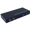 AISENS A111-0400 Switch KVM HDMI 4K@60Hz USB 1U-2PC con alimentatore, Nero