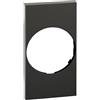 Bticino KG04 Cover da Applicare su Torcia da Parete Living Now Estraibile (K4380) e Prese a Standard Tedesco, 2 Modulo, Colore Nero