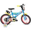 BricoShop24 Bicicletta per Bambini Spidey Marvel 14" Azzurro Rotelle Removibili