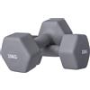 Set 2 Manubri Esagonali Da 2X1/2/3/4/5/6/7/8/9/10 Kg in Metallo E Plastica, 2 Ma