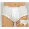 Henri 6 PEZZI SLIP UOMO VITA ALTA COSTINA HENRI SLIP APERTO AVANTI BIANCO 116 MUTANDA