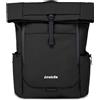Invicta Zaino Lavoro Invict-Act Fold, Nero, Monoscomparto Con Tasca PC 15,6",
