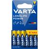 VARTA 6x Batterie Alcaline AAA LR03 VARTA Longlife Power 1,5 V
