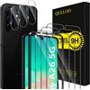 QULLOO Vetro Temperato per Samsung Galaxy A26 5G, 3 Pezzi Pellicola Vetro Protet