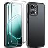 zZjoOoj Cover per OPPO A6 Pro 5G/4G Custodia Con 2 Pezzi Pellicola Vetro Tempera