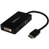 StarTech.com StarTech 3 in 1 DisplayPort Adapter Cable DP to VGA HDMI DVI Converter Multiport