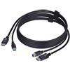 StarTech.com StarTech KVM Cable 1.8m DisplayPort 1.2 4K 60Hz USB 3.0 for KVM Switch 5Gbps