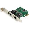 StarTech.com StarTech PCIe Dual Port Gigabit Ethernet Network Adapter Card 2x RJ45 1Gbps NIC