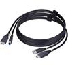 StarTech.com StarTech KVM HDMI USB Cable 1.8m 4K 60Hz HDMI 2.0 USB-A 3.0 for KVM Switch