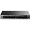 TP-Link TL-SG108PE L2 Managed Gigabit Ethernet Switch 8 Port PoE Black Desktop