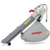 IKRA aspiratore soffiatore trituratore elettrici IBV 3000 3in1, velocità di soff