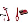 Einhell GC-CT 18/24 Li P Tagliabordi A Batteria Power X-Change, Rosso Nero