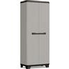 Keter Armadio Planet Alto, 3 ripiani regolabili, Grigio, 68x39x173H cm