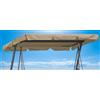 QUICK STAR Copertura Dondolo 3 Posti 200 x 145 cm Beige Impermeabile | Tettuccio