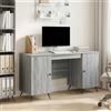 vidaXL Scrivania con lo scaffale con porta Legno ingegnerizzato Set di Mobili vidaXL