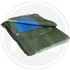 PAPILLON TELO TELONE VERDE BLU OCCHIELLATO IMPERMEABILE IN POLIETILENE 110 GR/MQ