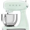 SMEG SMF03PGEU IMPASTATRICE ANNI '50 CIOTOLA 4.8LT COLORE VERDE PASTELLO