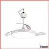 MELCHONI FAMILY Ventilatore Soffitto con Luce LED Telecomando Pale Invisibili Melchioni mf2503CE