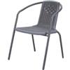 VETTE POLTRONA WOOD GREY IN RATTAN SINTETICO PP VETTE