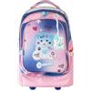 Colourbook Trolley Coccolotti 33lt, 3 Ruote, Azzurro + Coccolotto Love & Tell