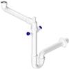 L.B PLAST SIFONE PER LAVELLO A 1 VIA SLAVASPAZIO AUTOPULENTE 2K 11/2 - L.B PLAST